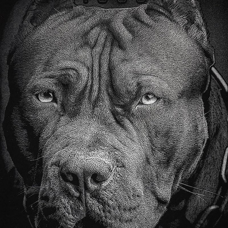 Felpa da uomo Pitbull West Coast Born In 1989, nero, girocollo 6