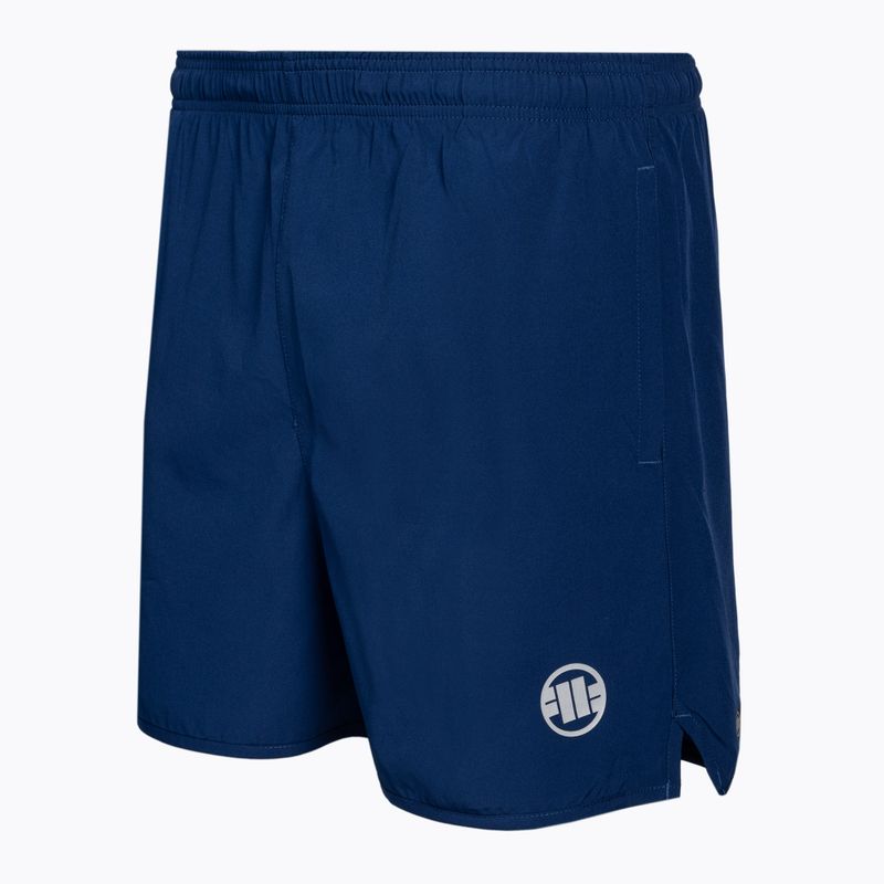 Pantaloncini da allenamento Pitbull West Coast Performance Small Logo da uomo blu scuro 3