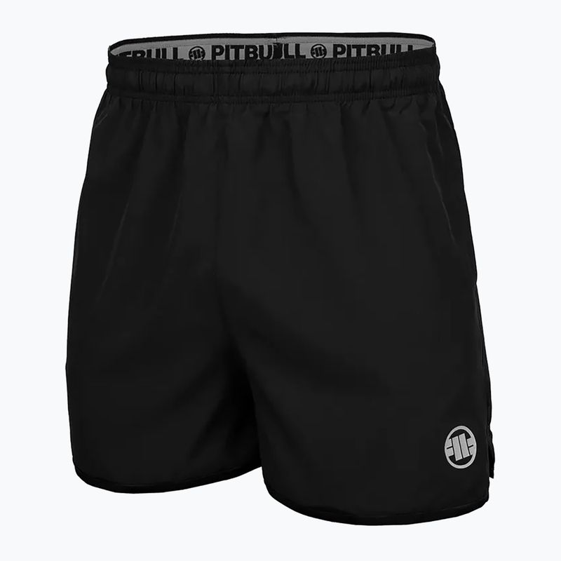 Pantaloncini da allenamento neri da uomo Pitbull West Coast Performance Small Logo