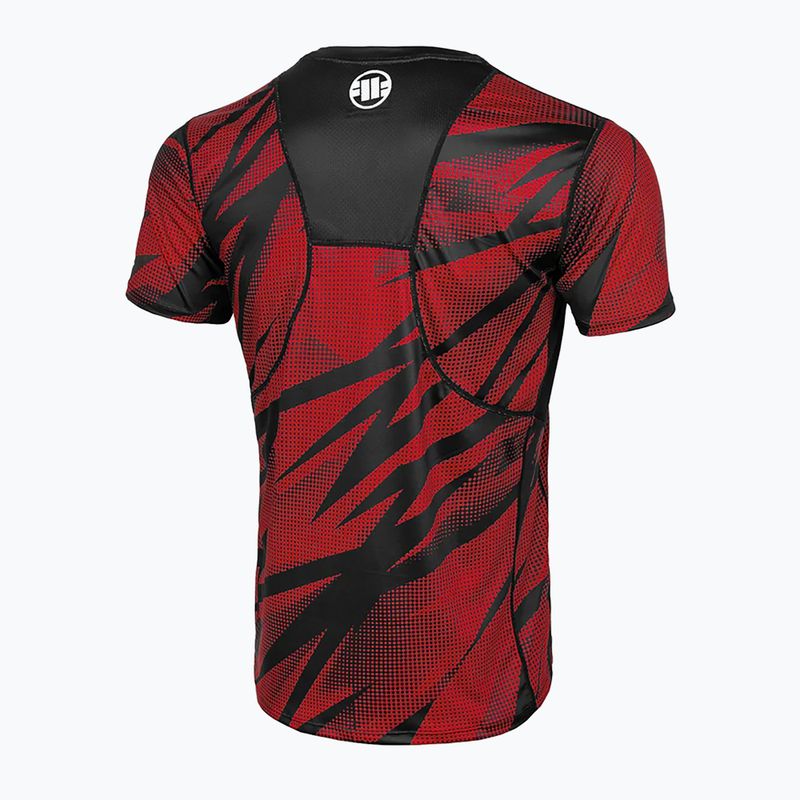 Maglietta da allenamento Pitbull Mesh Performance Pro Plus Dot Camo II da uomo, rosso 5