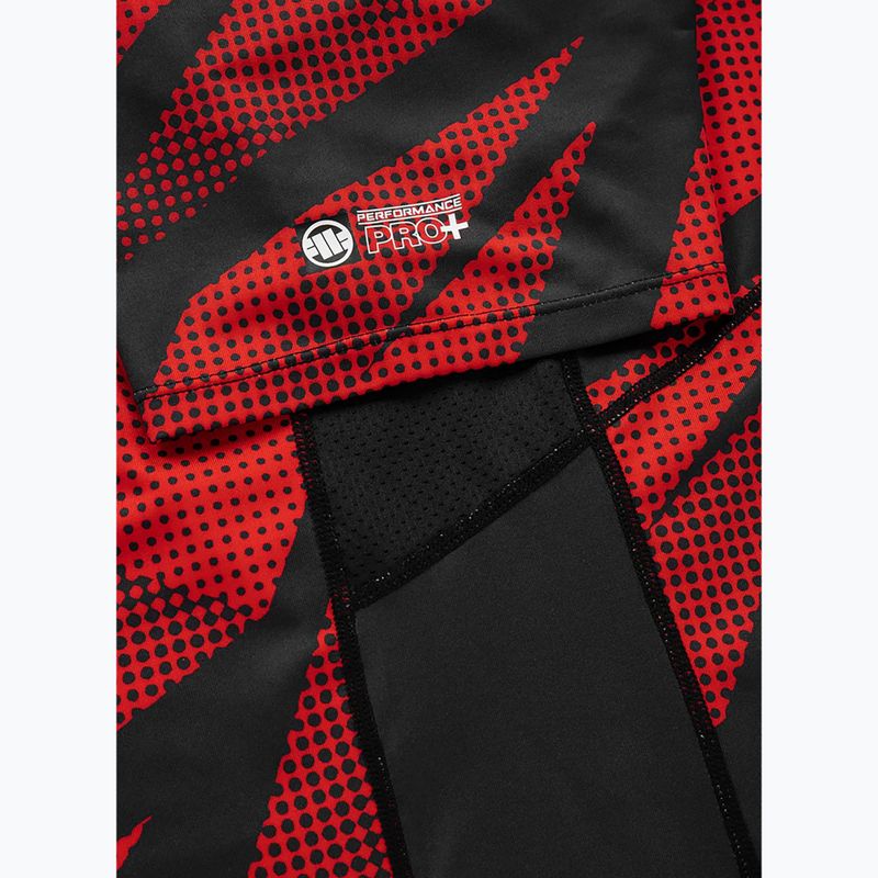 Maglietta da allenamento Pitbull Mesh Performance Pro Plus Dot Camo II da uomo, rosso 9