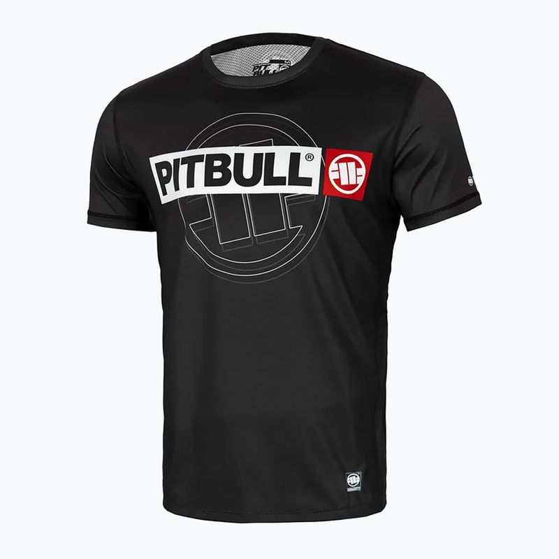 Maglietta da allenamento Pitbull Mesh Performance Pro Plus Hilltop Sports da uomo, nero 7