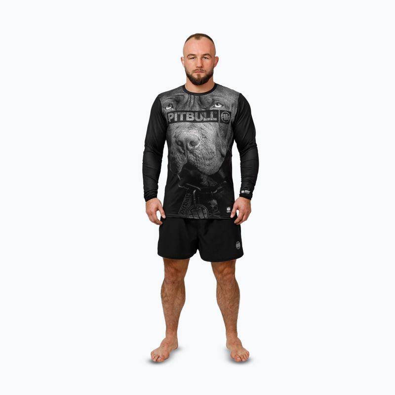 Pitbull Mesh Performance Pro Plus Training Longsleeve Uomo Nato nel 1989 nero 2