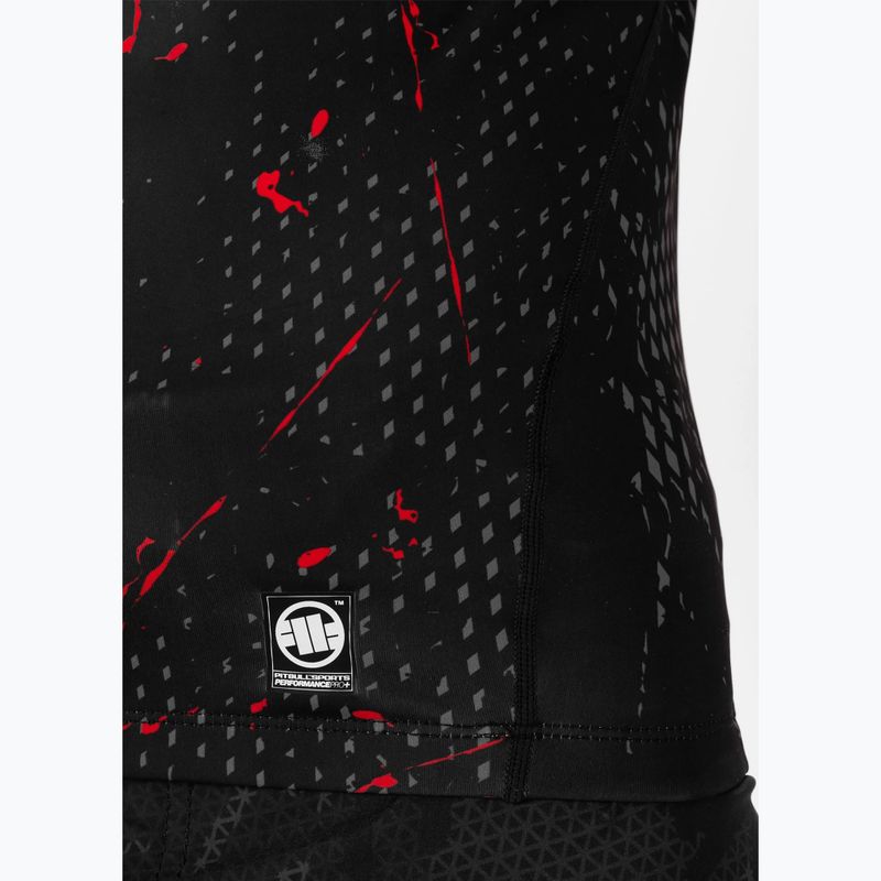 Pitbull West Coast Blood Dog 2 Rashguard nero da uomo 8