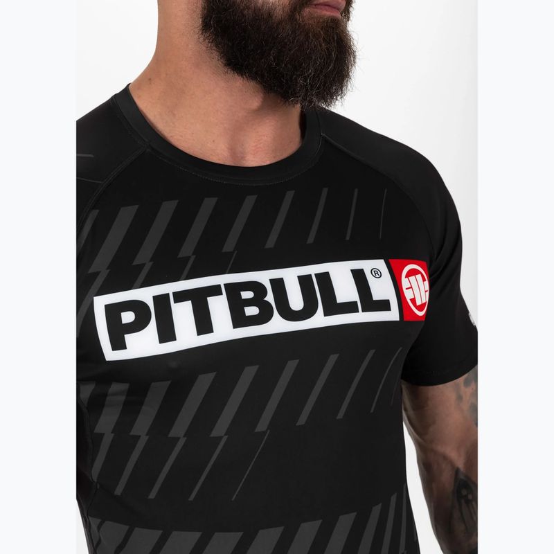 Pitbull Street Dog Rashguard da uomo nero 4