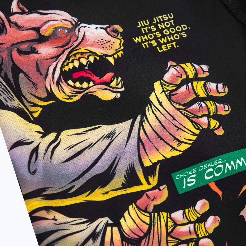 Pitbull West Coast Masters of BJJ Hilltop pantaloncini a compressione da uomo neri 4