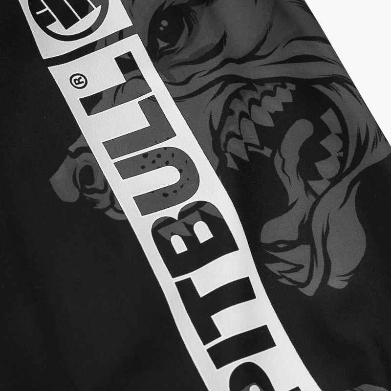 Pitbull West Coast Masters of BJJ Hilltop pantaloncini a compressione da uomo neri 5