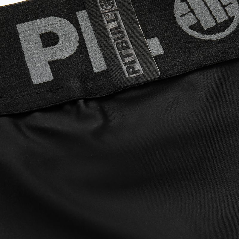 Pitbull West Coast Masters of BJJ Hilltop pantaloncini a compressione da uomo neri 6