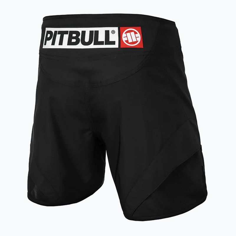 Pantaloncini da grappling Pitbull Grappling 2 Pro Hilltop nero da uomo 5