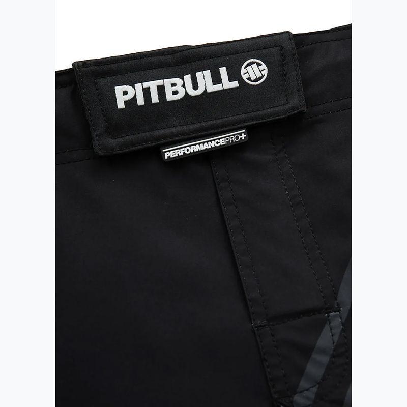 Pantaloncini da grappling Pitbull Grappling 2 Pro Hilltop nero da uomo 6