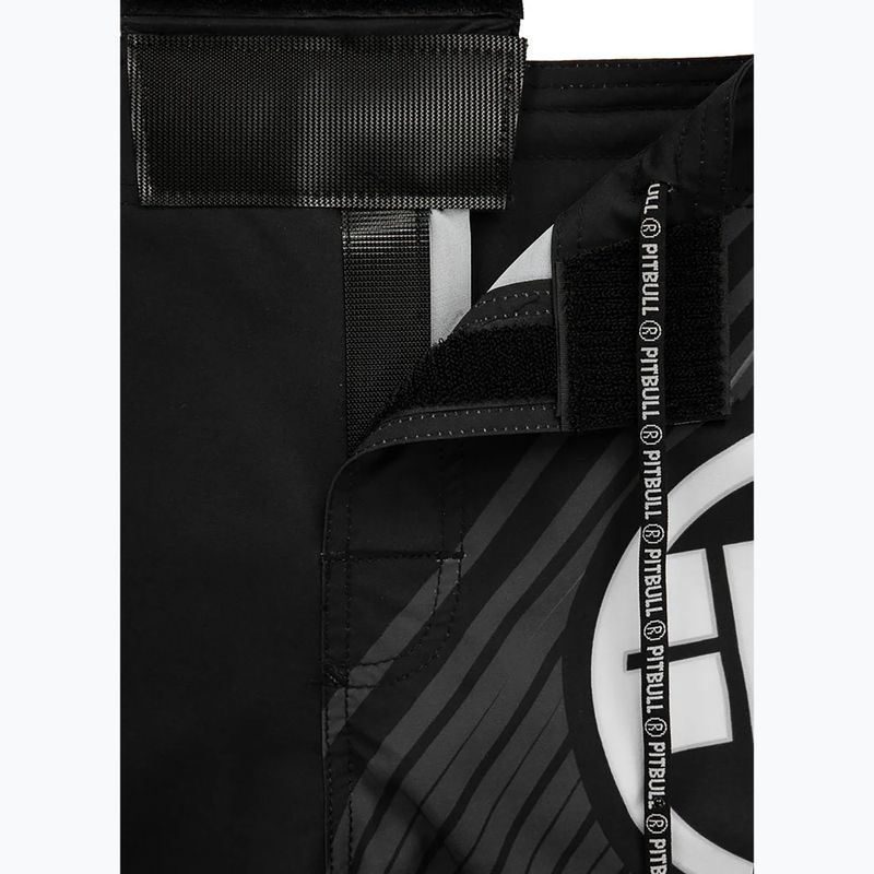 Pantaloncini da grappling Pitbull Grappling 2 Pro Hilltop nero da uomo 8