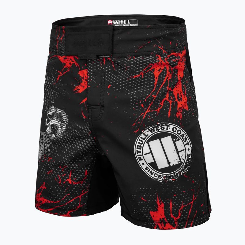 Pantaloncini da allenamento Pitbull Grappling Blood Dog II nero 4