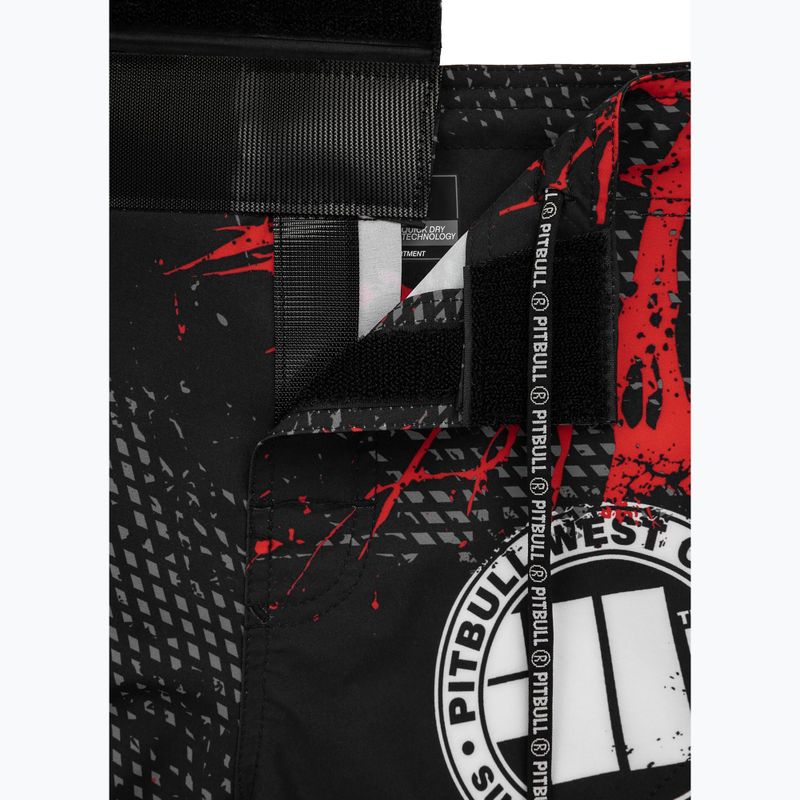 Pantaloncini da allenamento Pitbull Grappling Blood Dog II nero 7