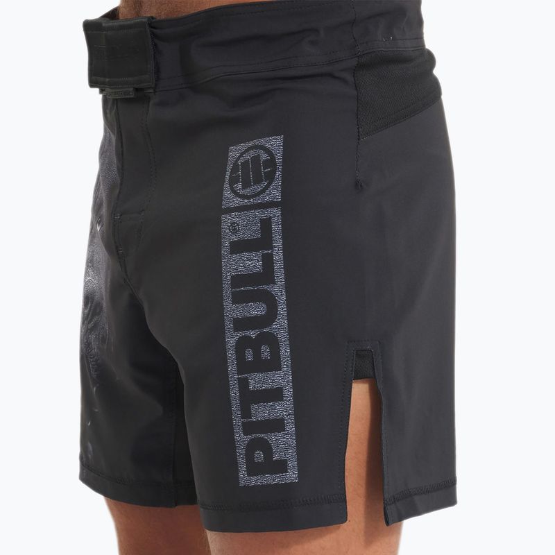 Pantaloncini da grappling Pitbull West Coast da uomo Grappling 3 Born in 1989 nero 5