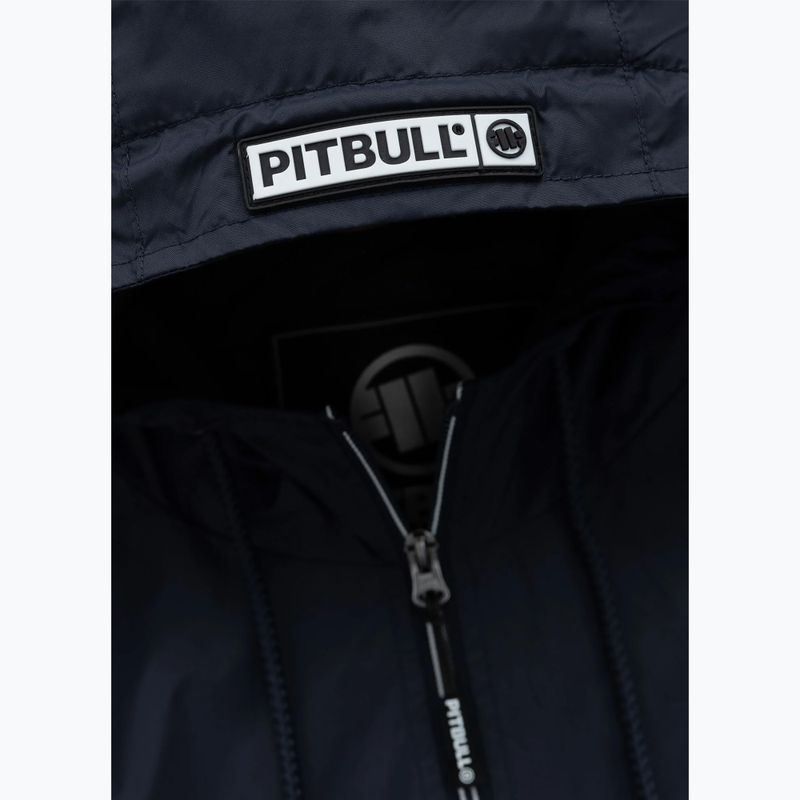 Pitbull Athletic Logo Uomo Giacca in nylon con cappuccio blu scuro 9