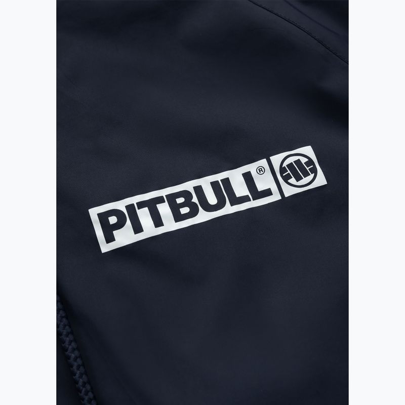 Pitbull Athletic Logo Uomo Giacca in nylon con cappuccio blu scuro 10