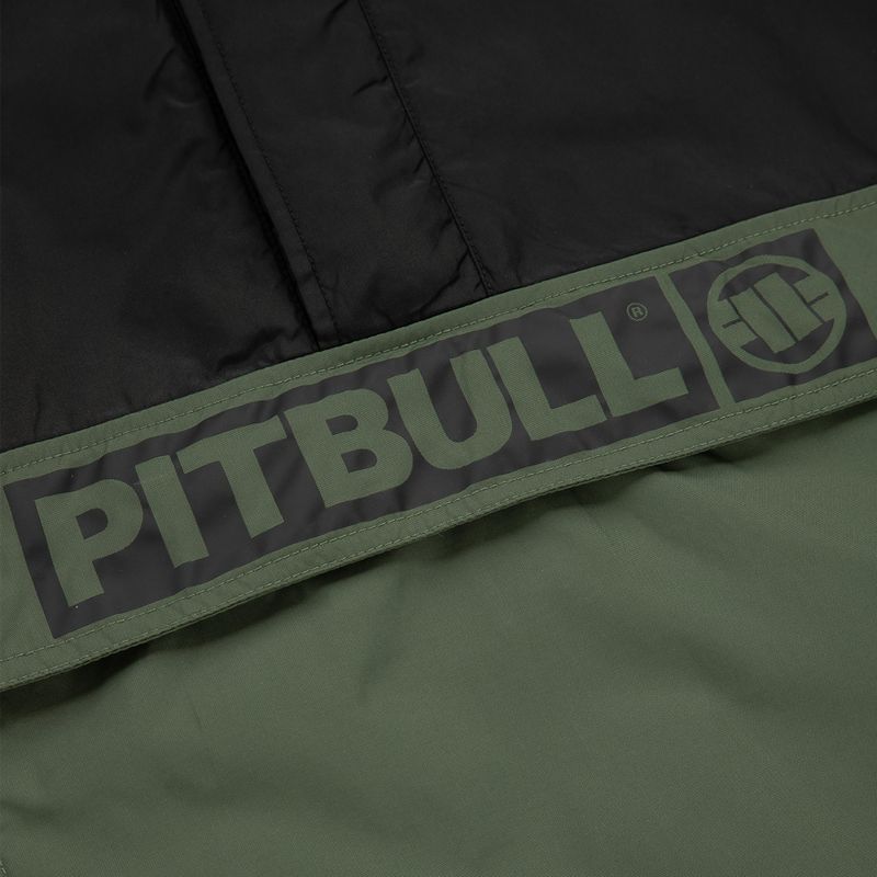 Pitbull West Coast giacca da uomo Loring Two-Color Kangaroo nero/oliva 7