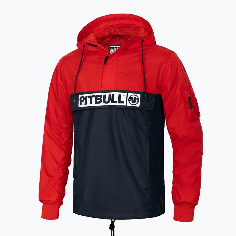 Pitbull West Coast giacca da uomo Loring Two-Color Kangaroo rosso/marino scuro 4