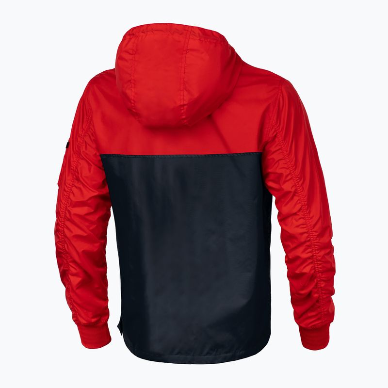 Pitbull West Coast giacca da uomo Loring Two-Color Kangaroo rosso/marino scuro 5