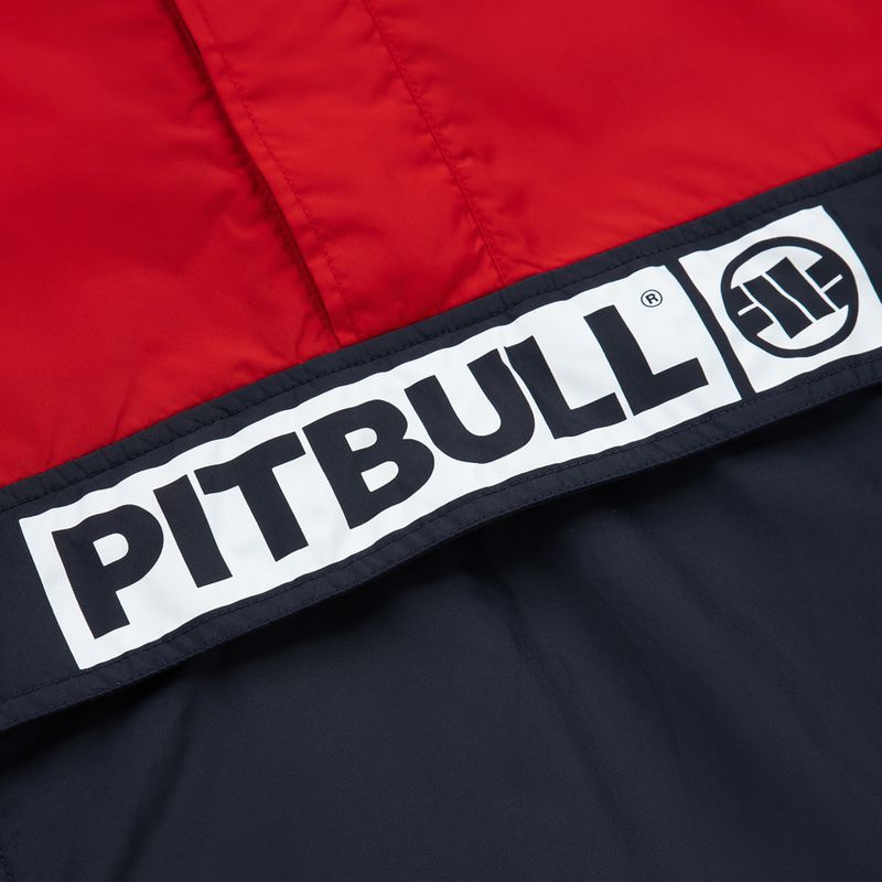 Pitbull West Coast giacca da uomo Loring Two-Color Kangaroo rosso/marino scuro 7