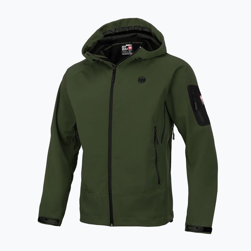 Giacca softshell Pitbull West Coast da uomo Rockfish 2 Softshell oliva