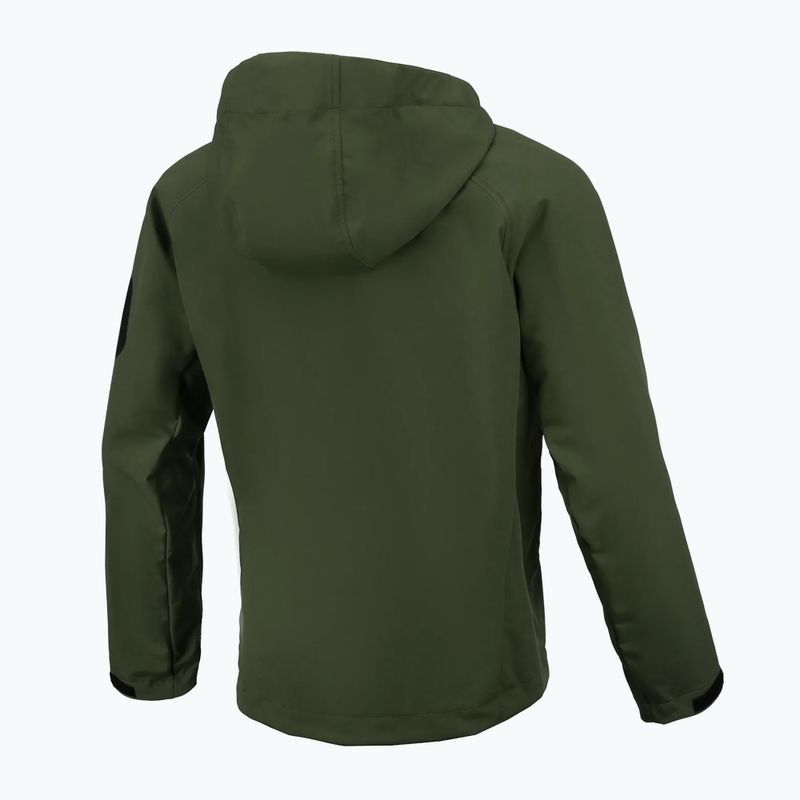 Giacca softshell Pitbull West Coast da uomo Rockfish 2 Softshell oliva 2
