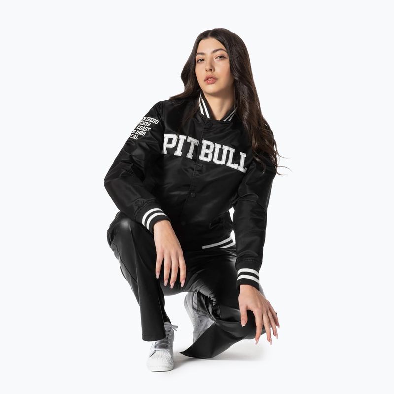 Giacca Pitbull West Coast donna Tequila 3 Varsity nera 3