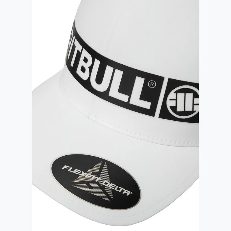 Cappello Pitbull Snapback,,Hilltop" Stretch Fitted bianco 4