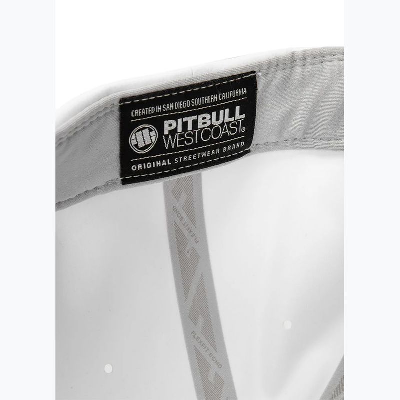 Cappello Pitbull Snapback,,Hilltop" Stretch Fitted bianco 8