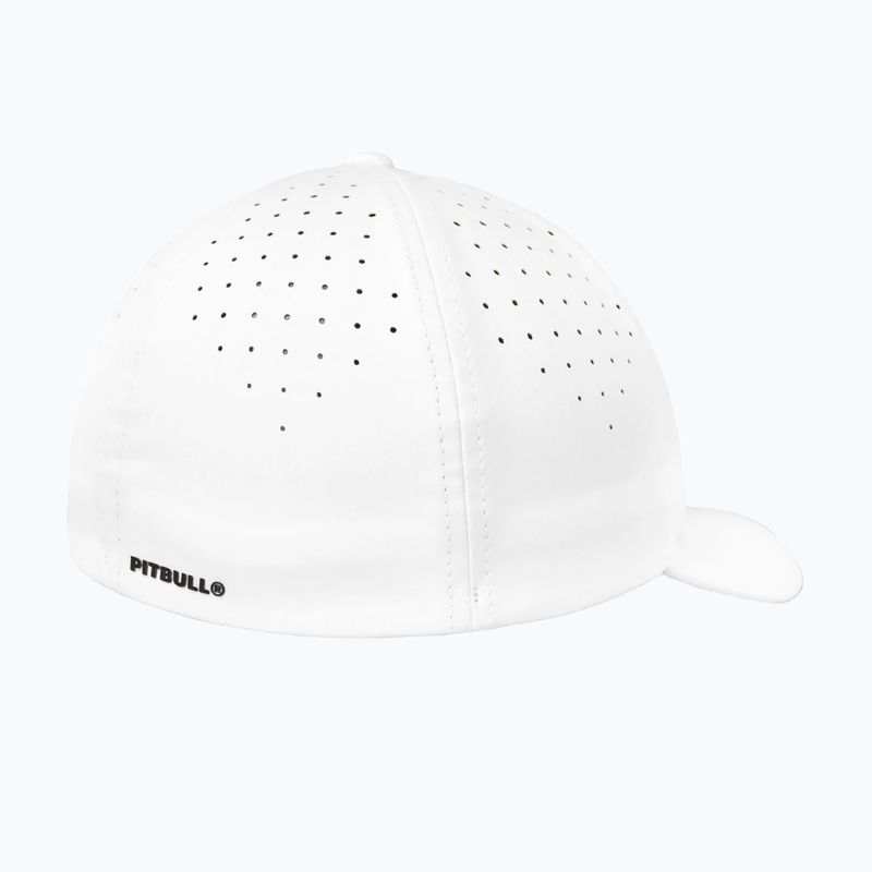 Cappello completo Pitbull ,,Logo" Tech Witch Traforato bianco 2