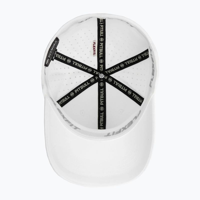 Cappello completo Pitbull ,,Logo" Tech Witch Traforato bianco 3