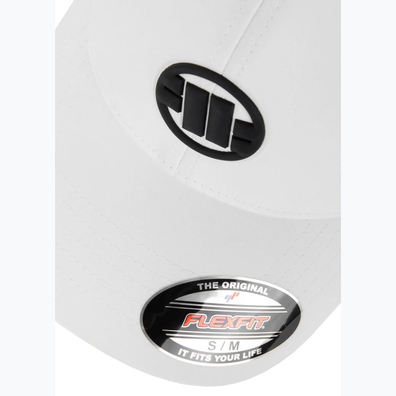 Cappello completo Pitbull ,,Logo" Tech Witch Traforato bianco 4