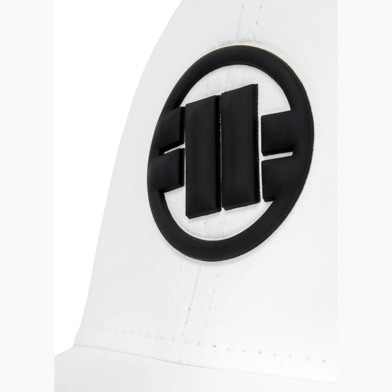 Cappello completo Pitbull ,,Logo" Tech Witch Traforato bianco 5