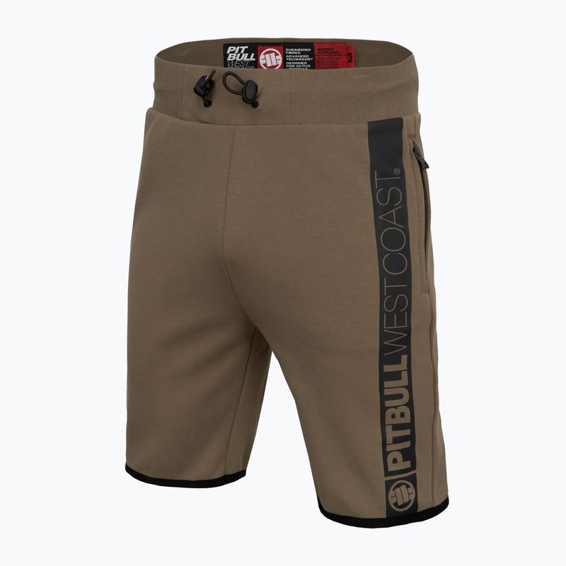 Pantaloncini Saturn da uomo Pitbull West Coast marrone coyote 3