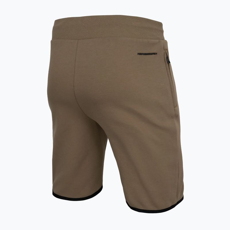 Pantaloncini Saturn da uomo Pitbull West Coast marrone coyote 4