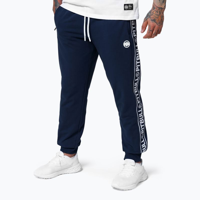 Pantaloni da jogging Byron Pitbull West Coast da uomo, blu scuro