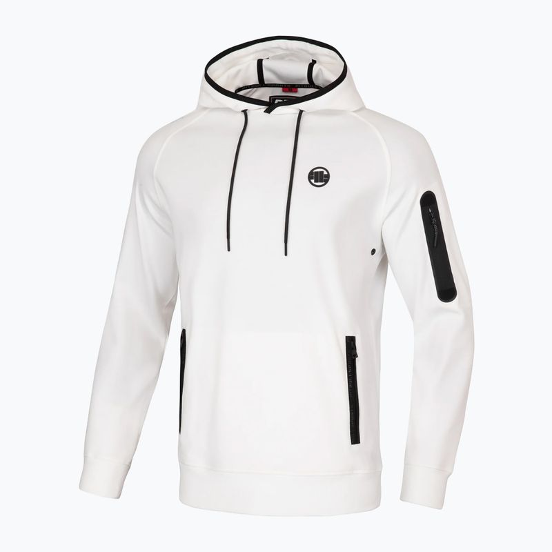 Felpa da uomo Pitbull West Coast Stafford con cappuccio bianco sporco