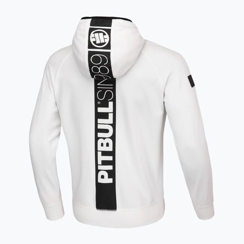 Felpa da uomo Pitbull West Coast Stafford con cappuccio bianco sporco 2