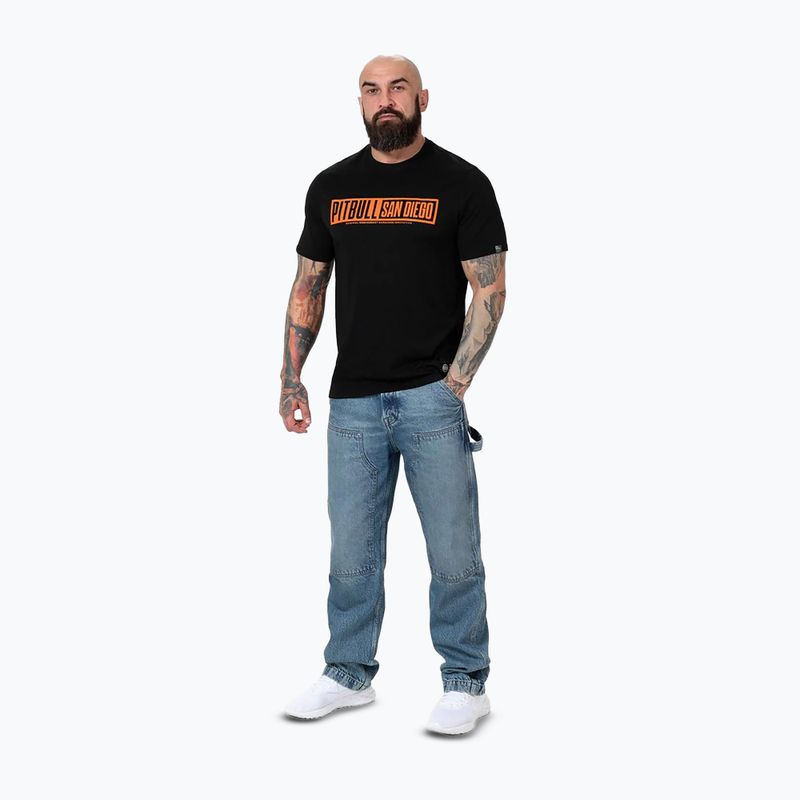 Maglietta Pitbull Eighty Nine Dog da uomo, nero 2