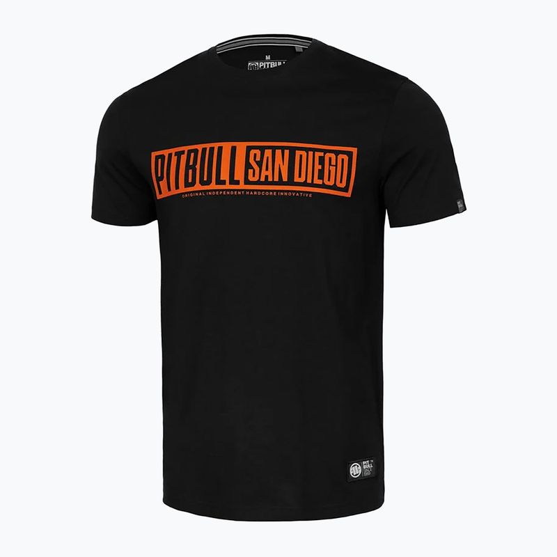 Maglietta Pitbull Eighty Nine Dog da uomo, nero 4