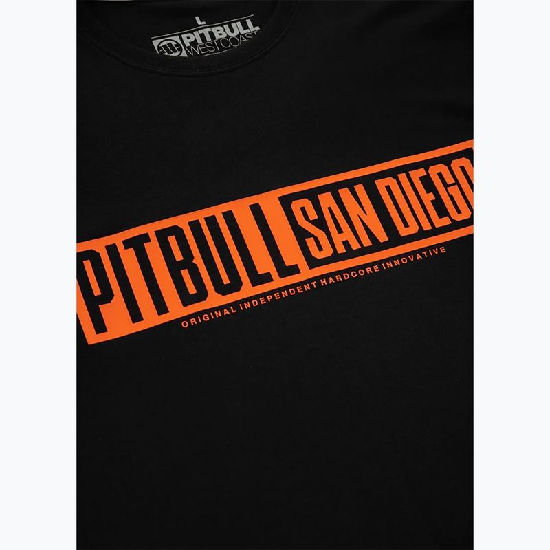 Maglietta Pitbull Eighty Nine Dog da uomo, nero 7