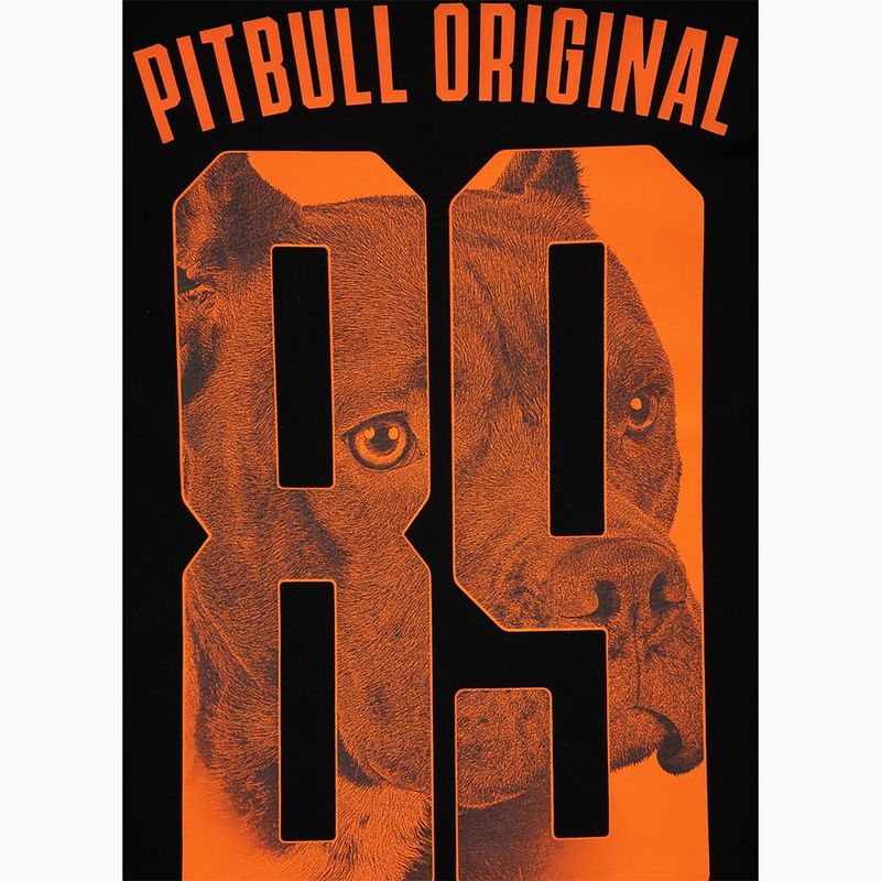 Maglietta Pitbull Eighty Nine Dog da uomo, nero 8