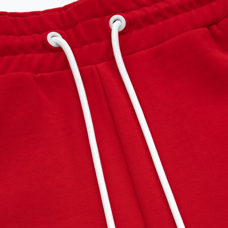 Pantaloncini da ginnastica Pitbull West Coast Terry Group da uomo, rosso 3