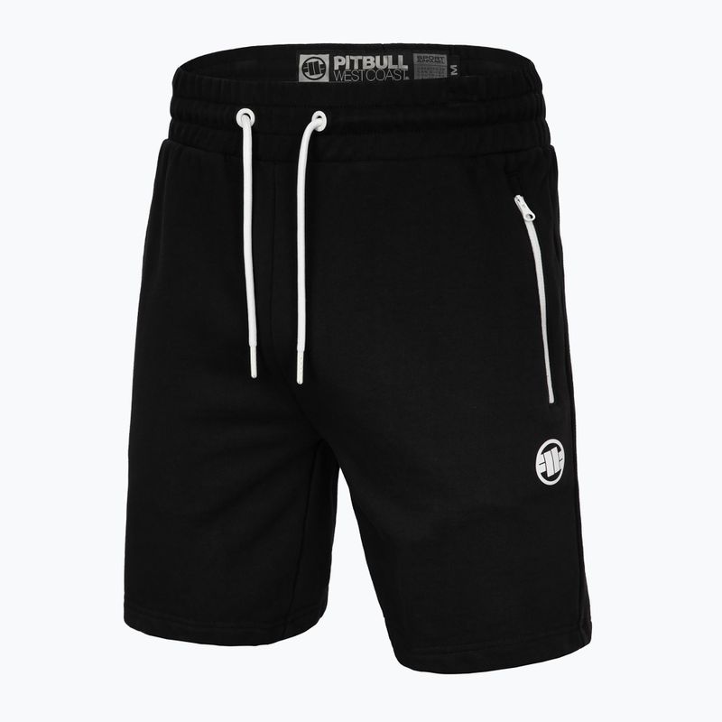 Pantaloncini da ginnastica Pitbull West Coast Group da uomo in Terry nero