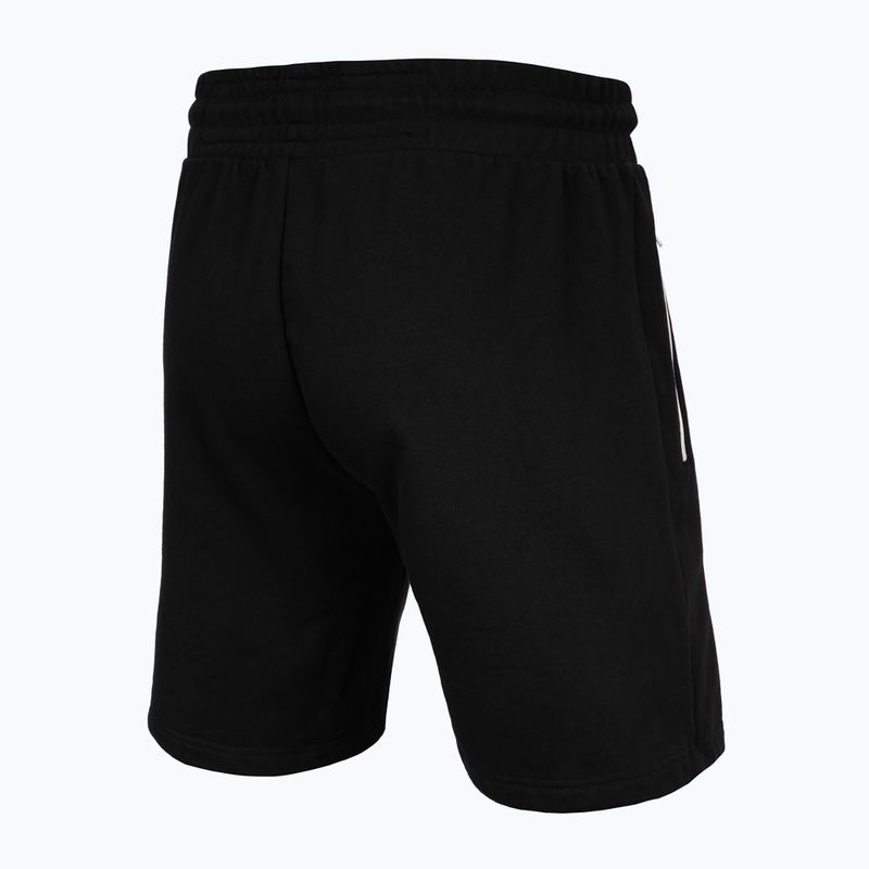 Pantaloncini da ginnastica Pitbull West Coast Group da uomo in Terry nero 2
