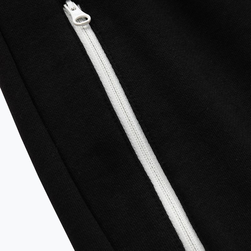 Pantaloncini da ginnastica Pitbull West Coast Group da uomo in Terry nero 5