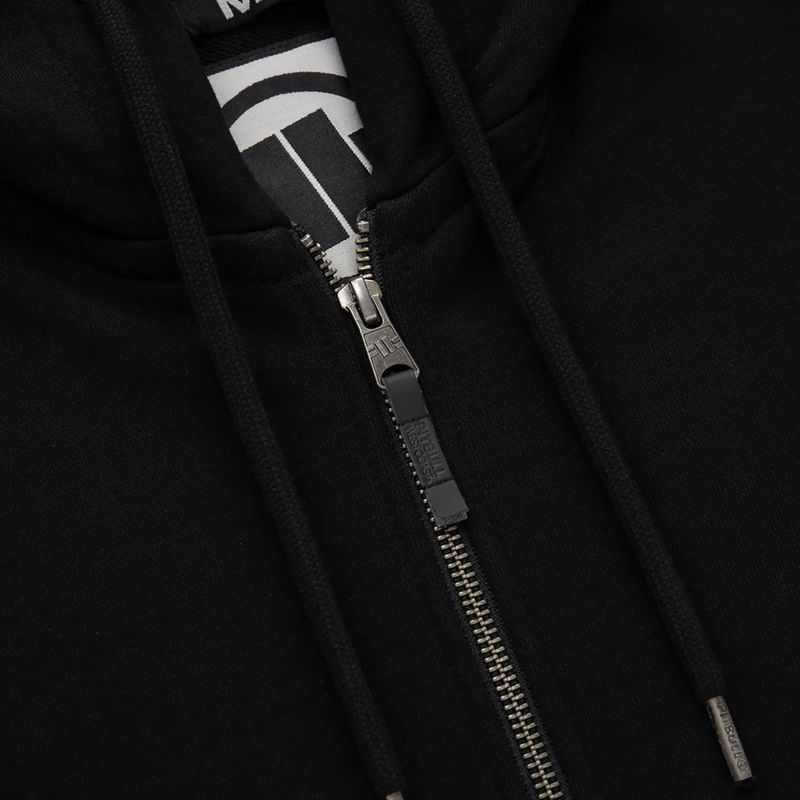 Felpa da uomo Pitbull West Coast Everts con cappuccio e zip nero 3