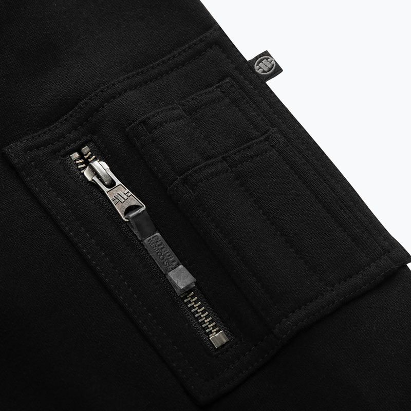 Felpa da uomo Pitbull West Coast Everts con cappuccio e zip nero 4