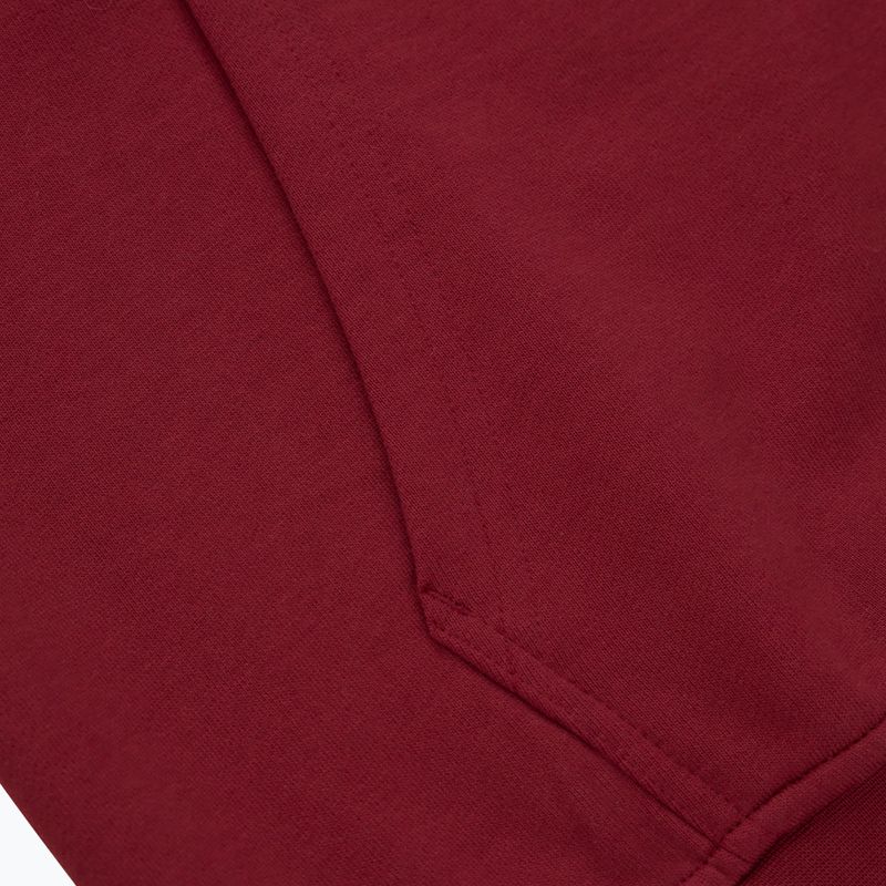 Felpa con zip e cappuccio Pitbull West Coast Everts da uomo, bordeaux 6