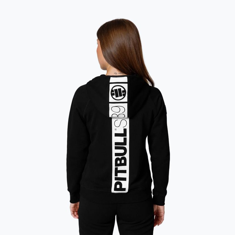 Felpa da uomo Pitbull West Coast Fuchsia con cappuccio e zip nera 3